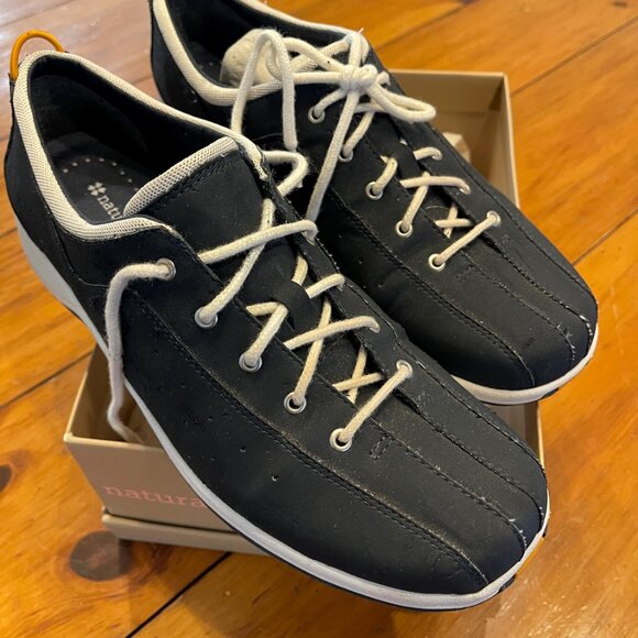 Naturalizer Shoes - Naturalizer Pandora Navy soft buck sneaker size 11 Like new (Gently Used)